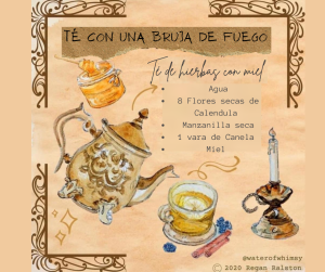té con una bruja de fuego